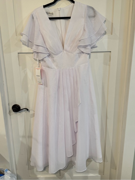 JJs House Dresses & Skirts - JJs House Wedding Dress Ruffle Chiffon - size 10: NWT